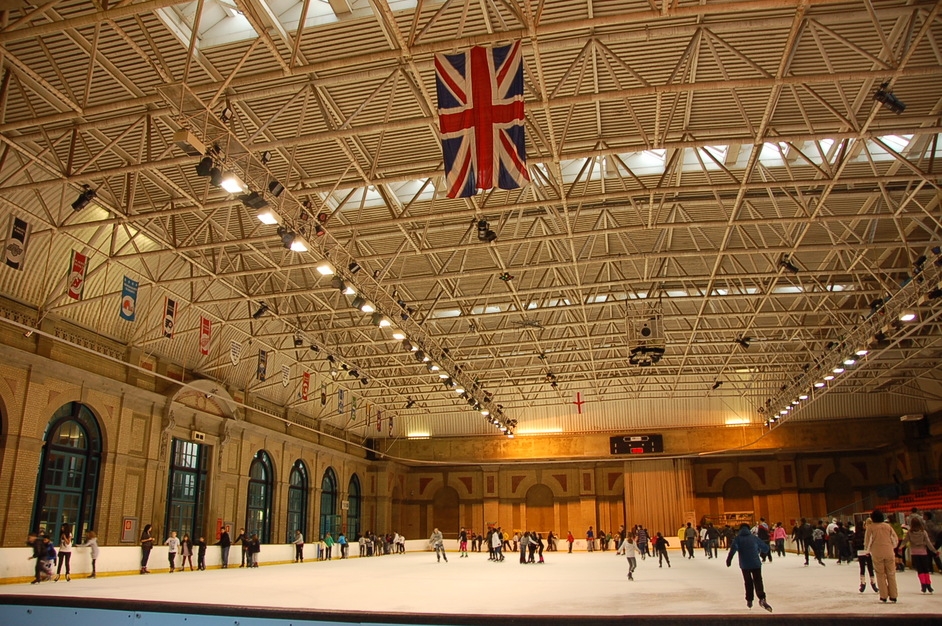 Ice skating at Alexandra Palace